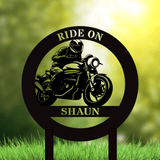 Customized Motorcycle Yard Sign