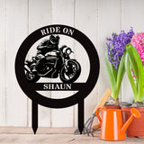 Customized Motorcycle Yard Sign