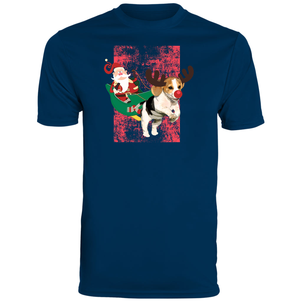 Beagle and Santa T-Shirt