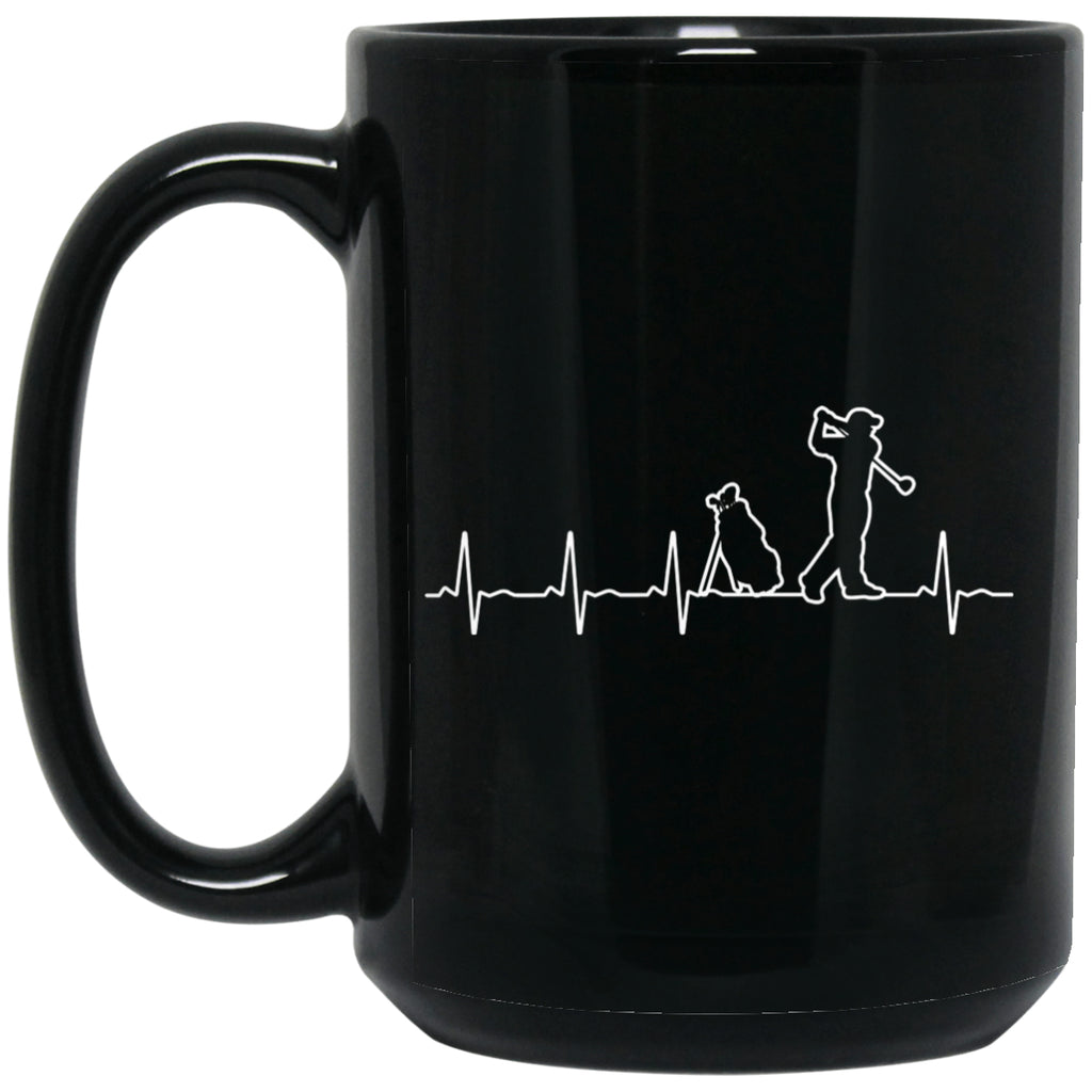 Golf Heartbeat Mug