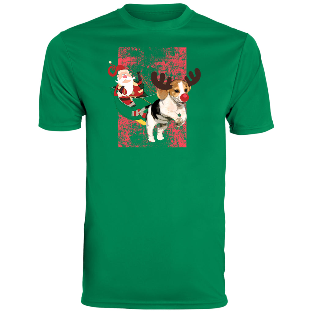 Beagle and Santa T-Shirt