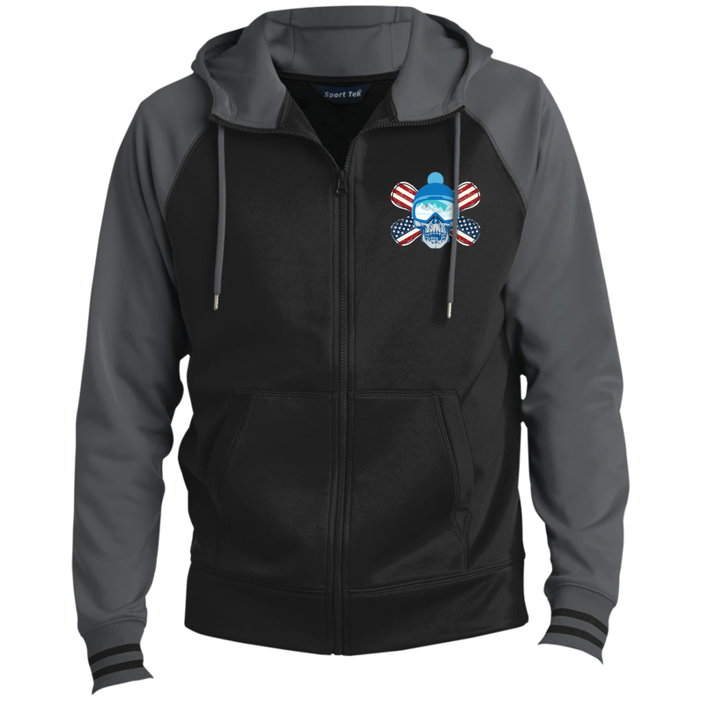 Snowboard & Skull Full-Zip Hooded Jacket