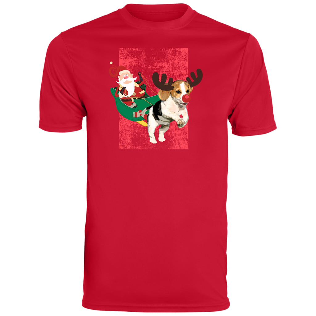 Beagle and Santa T-Shirt