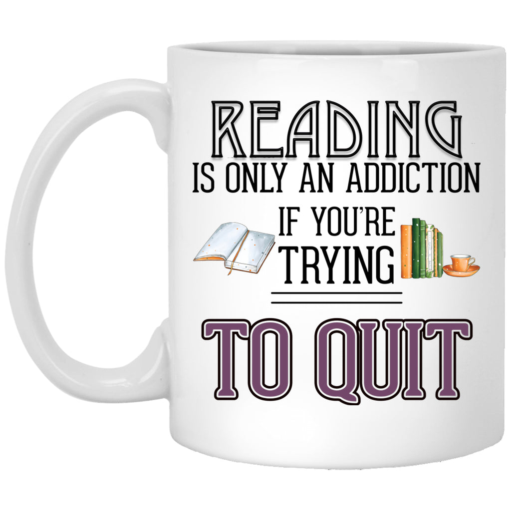 Reading and Addiction Mug