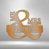 Couples Monogram - Steel Sign