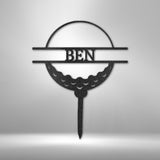 Golf Ball Monogram - Steel Sign